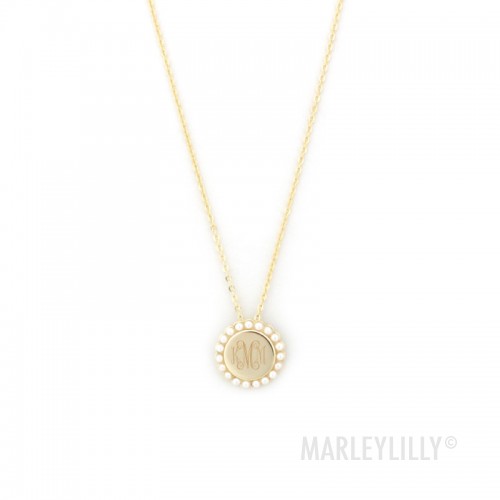 Necklace Gold Pearl